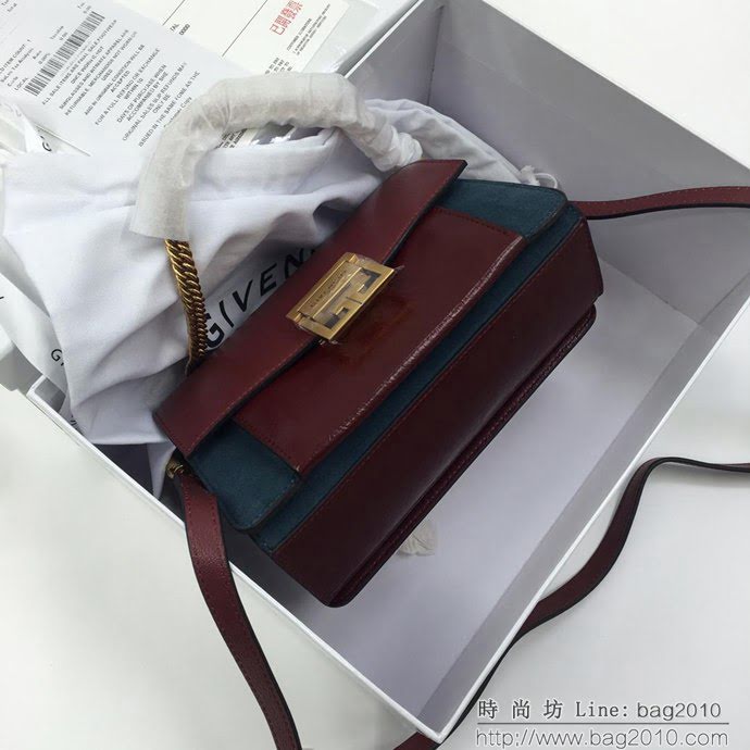 GlVENCHY紀梵希 法國代購級別 Givenchy Bag 巴黎走秀新款 中號 鏈條手提 斜挎包  tsg1252